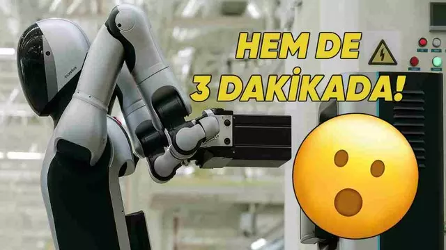 Kendi Bataryasını Değiştirebilen İnsansı Robot Tanıtıldı