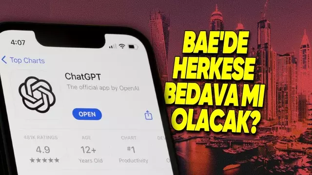 BAE'nin Ülkedeki Herkese Bedava ChatGPT Plus Vereceği İddia Edildi