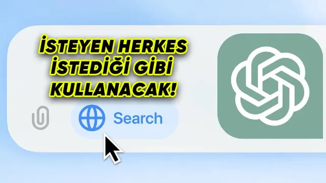 ChatGPT'nin Web Arama Özelliği, Oturum Açmadan Kullanılacak 1 ChatGPT'nin Web Arama Özelliği, Oturum Açmadan Kullanılacak