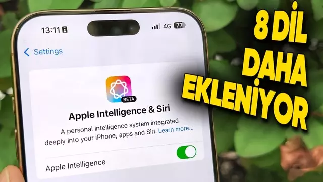 Apple Intelligence'a 8 Dil Daha Geliyor!