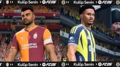 Galatasaray ve Fenerbahçe'nin FC 26 İçin Oyuncu Yüzleri Tarandı