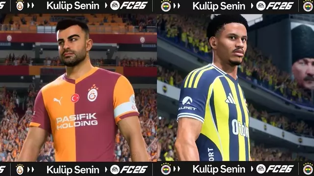 Galatasaray ve Fenerbahçe'nin FC 26 İçin Oyuncu Yüzleri Tarandı