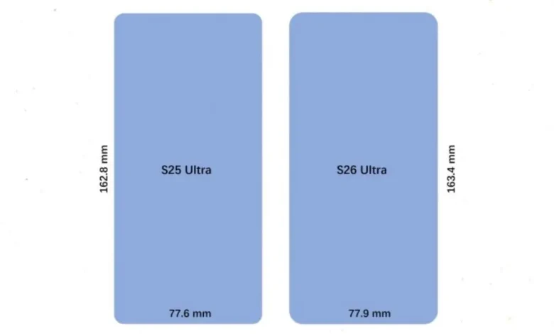 Samsung Galaxy S26 Ultra’nın boyutları ortaya çıktı 1 s