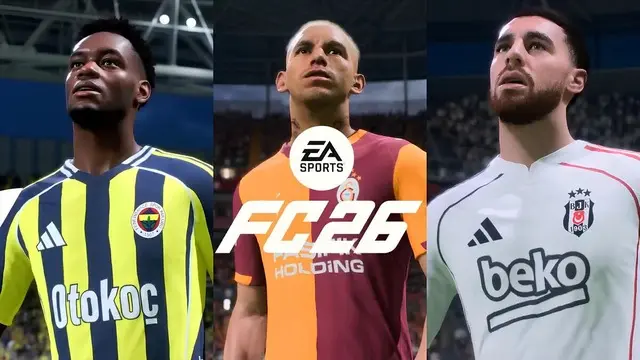 Fenerbahçe, Galatasaray ve Beşiktaş'ın FC 26'dan Görüntüleri