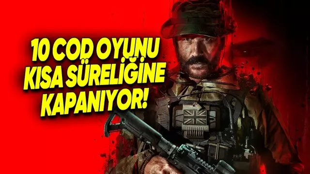 10 Call of Duty Oyunu Bugün Kısa Süreliğine Çevrim Dışı Olacak!