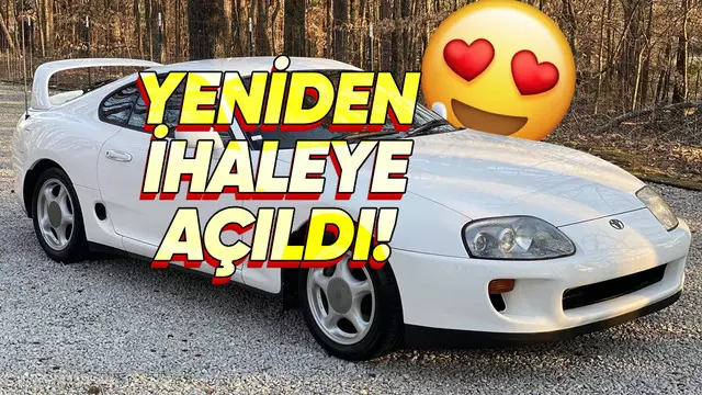 1993 Model Toyota Supra Yeniden İhaleye Açıldı