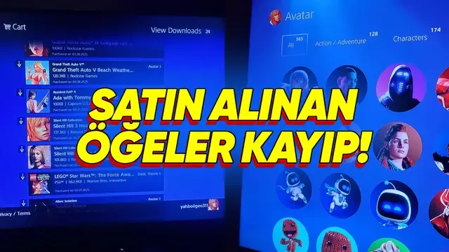 PlayStation Kullanıcıları Satın Aldıkları Öğelerin Kaybolduğunu Söylüyor