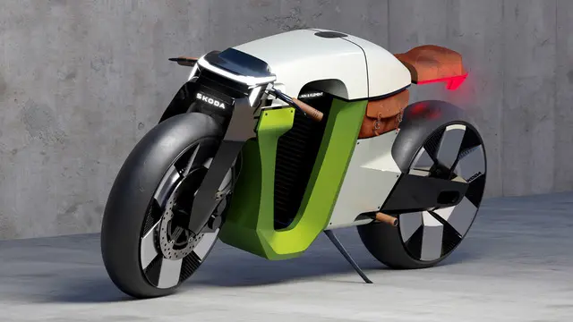 Skoda'dan Fütüristik Motosiklet Konsepti: Slavia B