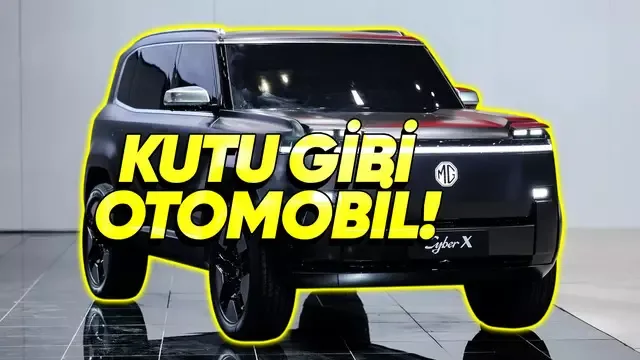 MG, Yeni Konsept Otomobili 'Cyber X'i Tanıttı