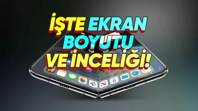 İlk Katlanabilir iPhone Olan iPhone Fold'un Ekran Boyutu Sızdı