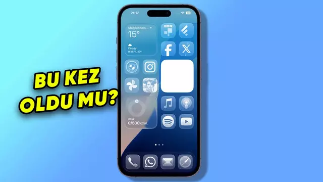 iOS 26'nın Liquid Glass Tasarımı Geri Döndü 1 iOS 26'nın Liquid Glass Tasarımı Geri Döndü