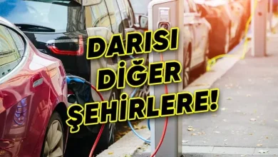 Ankara'da Elektrikli Araba Şarj Yerine Park Etmek Yasaklandı