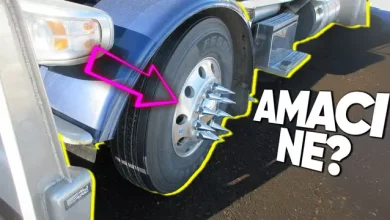 Kamyonların Tekerlerindeki Çiviler Ne Oluyor? 23 Kamyonların Tekerlerindeki Çiviler Ne Oluyor?