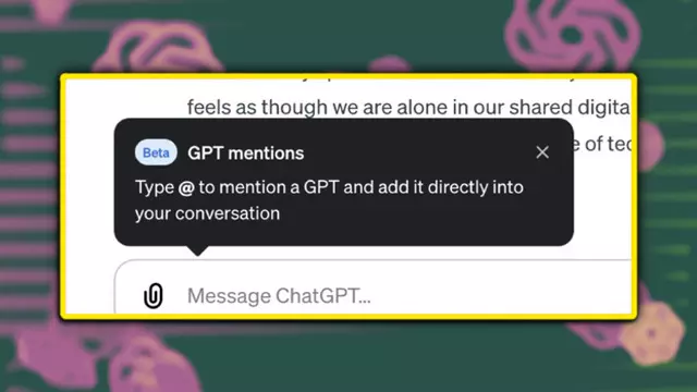 GPT'ler, ChatGPT Sohbetlerine Eklenebilecek - Webtekno – Güncel Teknoloji Haberleri ve Video İncelemeleri