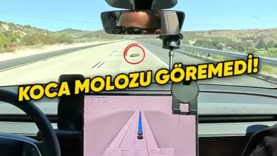 Tesla Otopilot Yoldaki Molozu Göremedi: Tekerler Yerden Kesildi! [Video]