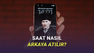 iPhone'ların Kilit Ekranında Saat, Duvar Kâğıdının Arkasına Nasıl Atılır?