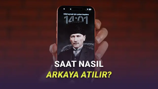 iPhone'ların Kilit Ekranında Saat, Duvar Kâğıdının Arkasına Nasıl Atılır?