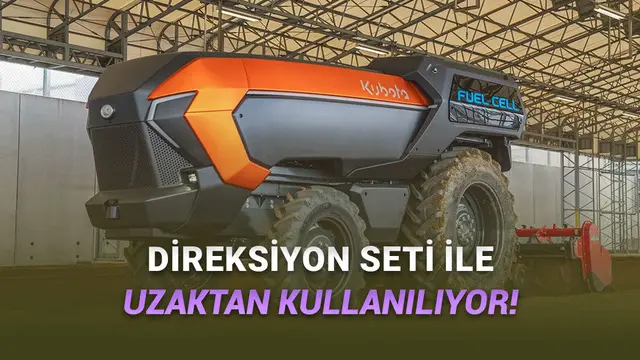 Dünyanın İlk Hidrojen Yakıtlı, Otonom Traktörü: Karşınızda Kubato