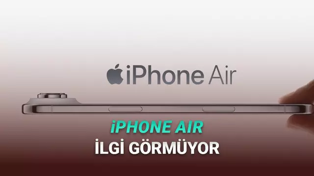 İnce Tasarımlı iPhone Air Sınıfta Kaldı: Apple, Üretimi Düşürüyor! 1 İnce Tasarımlı iPhone Air Sınıfta Kaldı: Apple, Üretimi Düşürüyor!