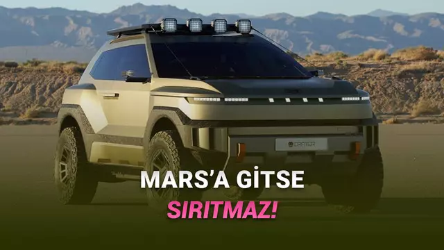Hyundai, Elektrikli Arazi Aracı Crater'i Tanıttı: Hiçbir Süre Satılmayacak! 1 Hyundai, Elektrikli Arazi Aracı Crater'i Tanıttı: Hiçbir Zaman Satılmayacak!