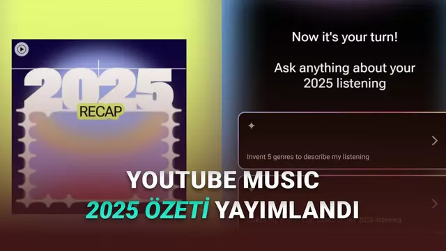 YouTube Music, 2025'te Neler Dinlediğinizi Gösteren "Yıllık Özet" Yayımladı