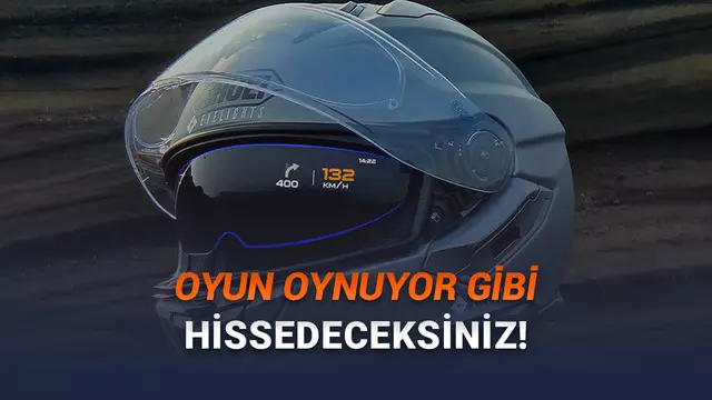 Kendinizi Bilgisayar Oyunundaymış Şeklinde Hissedeceğiniz Motosiklet Kaskı Tanıtıldı 1 Kendinizi Bilgisayar Oyunundaymış Gibi Hissedeceğiniz Motosiklet Kaskı Tanıtıldı