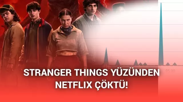 Stranger Things'in 5. sezonu gösterildi, Netflix çöktü 1 Stranger Things'in 5. sezonu yayınlandı, Netflix çöktü