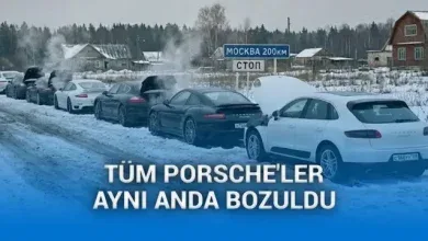 Rusya'daki tüm Porsche otomobiller aynı anda kullanılamaz hale geldi 13 Rusya'daki tüm Porsche otomobiller aynı anda kullanılamaz hale geldi