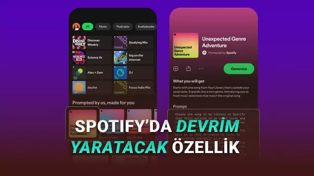 Spotify Algoritmanızı Siz Denetim Edeceksiniz! Yeni Yapay Zekâ Çalma Sıralaması Özelliği Duyuruldu 1 Spotify Algoritmanızı Siz Kontrol Edeceksiniz! Yeni Yapay Zekâ Çalma Listesi Özelliği Duyuruldu